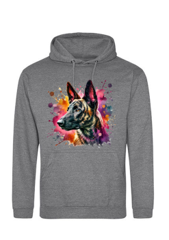 Aufdruck mit Malinois bunt